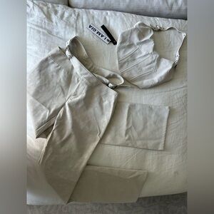 I AM GIA SET - ARTIS NEUTRAL CREAM PANT AND TOP SET